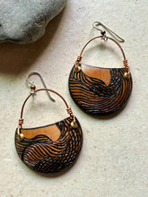 Load image into Gallery viewer, CRESCENT (SMALL) w/copper wire #3213