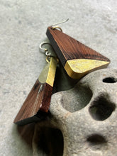 Load image into Gallery viewer, TRIANGLES w/brass wire #31