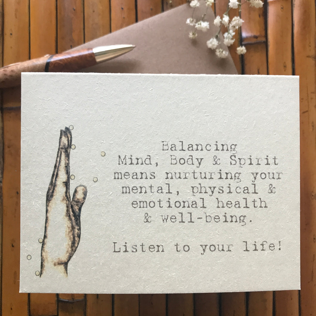 151-Balancing mind, body & spirit