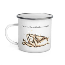 Load image into Gallery viewer, &quot;BE THE CHANGE&quot; Enamel Mug